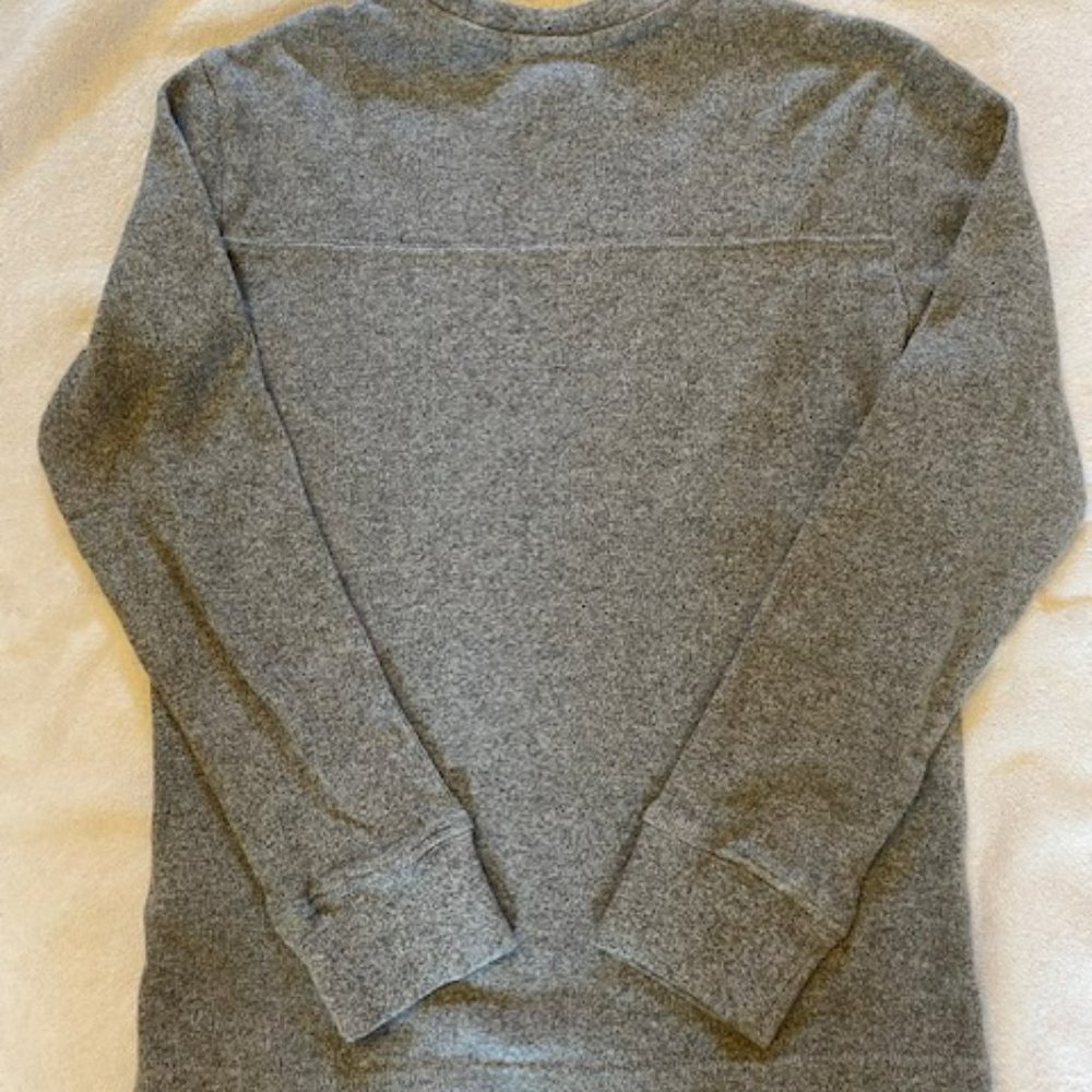 RALPH LAUREN Polo Boys Grey Sweater Pull Over Size Medium 10-12 Lightweight - Picture 2 of 5